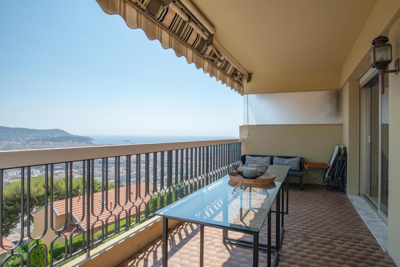 3 Pieces Vue Mer Et Piscine Quartier Parc Imperial Nice Ngoại thất bức ảnh